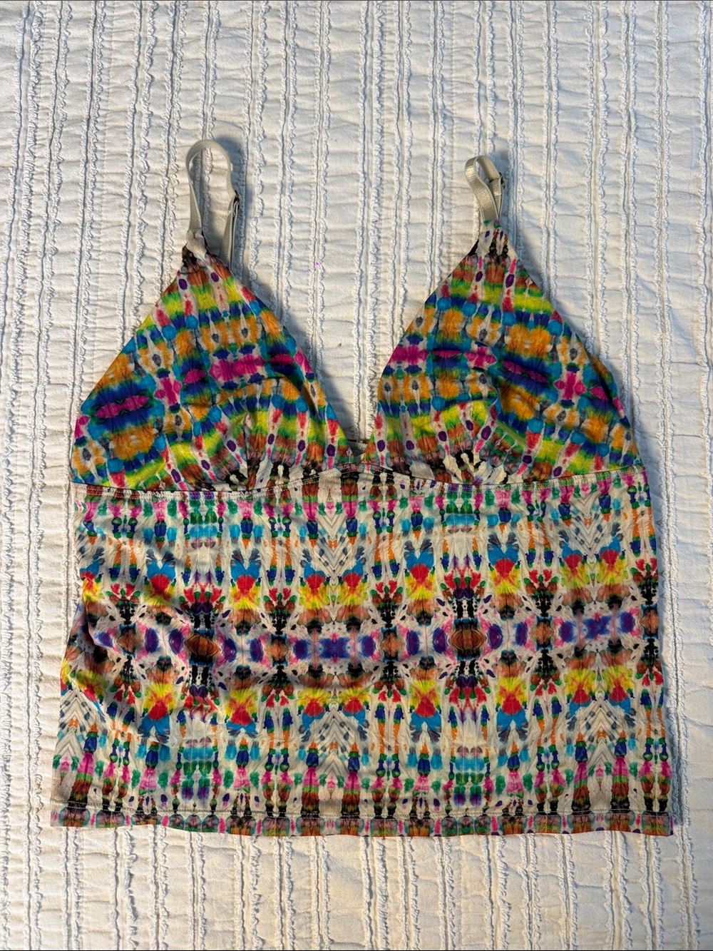 Natural Life Deep V Neck Spaghetti Strap Camisole L